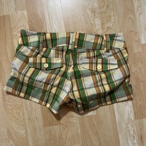 Plaid shorts